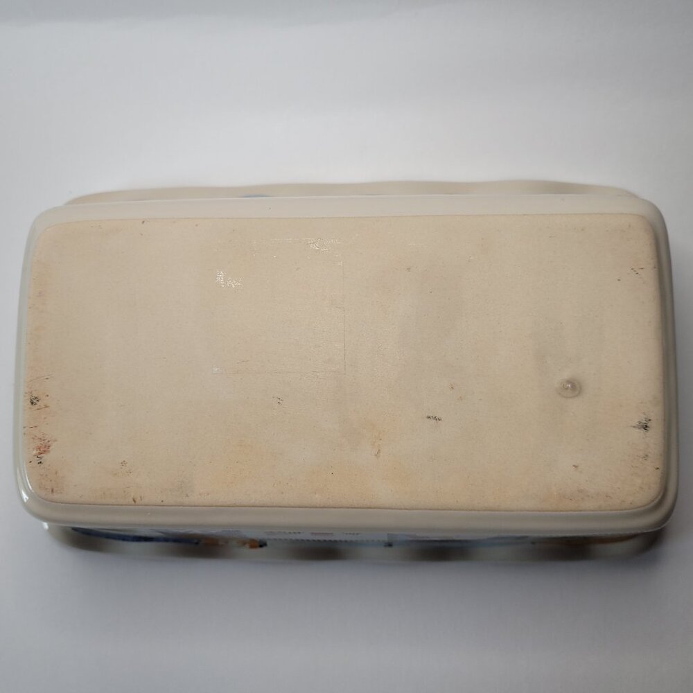 Christmas Snowmen Ceramic Bread Pan Bakeware Christmas Winter - Picture 6 of 8
